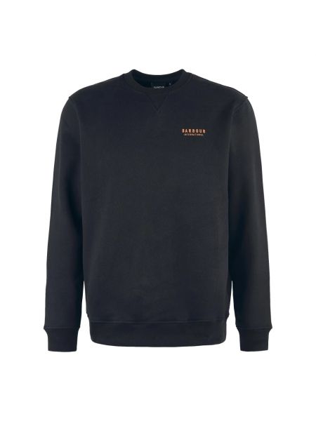 Sweatshirt mit rundhalsausschnitt Barbour schwarz