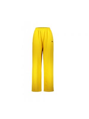 Proste spodnie Balenciaga żółte