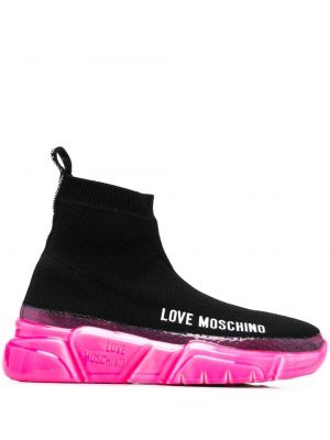 Sneakers Love Moschino svart