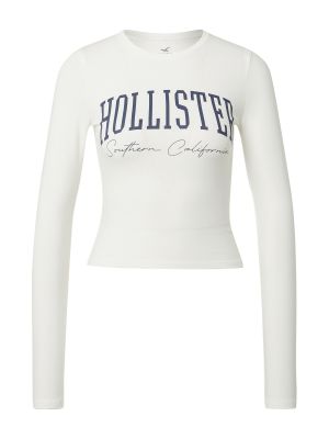 Hosszú ujjú póló Hollister fehér