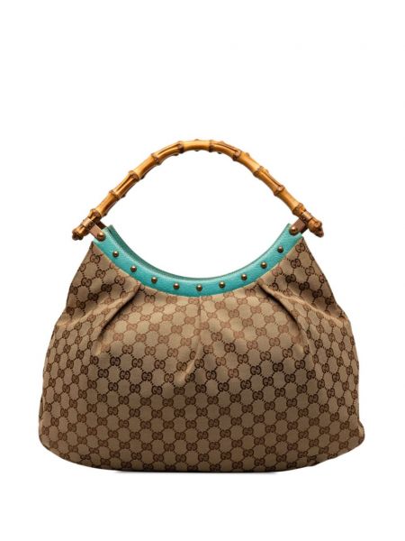 Bambusová taška se cvočky Gucci Pre-owned