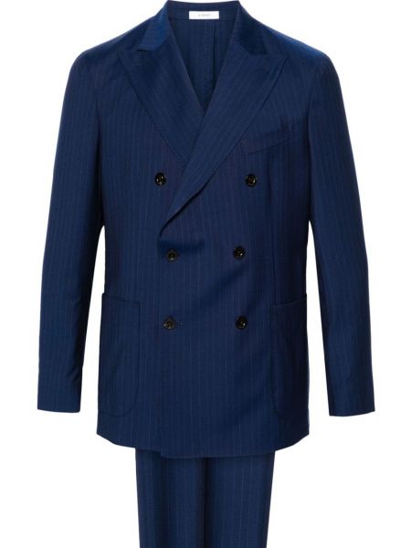 Svītrainas uzvalks Boglioli zils