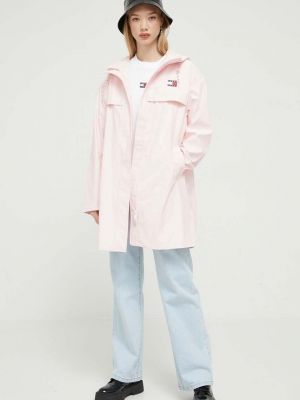 Traper jakna Tommy Jeans ružičasta