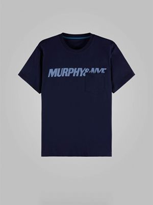 Однотонная футболка с круглым вырезом Murphy&nye