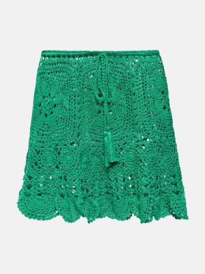 Mini suknja Anna Kosturova zelena
