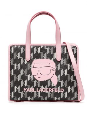 Borsa shopper Karl Lagerfeld rosa