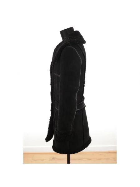 Abrigo de lana Balenciaga Vintage negro