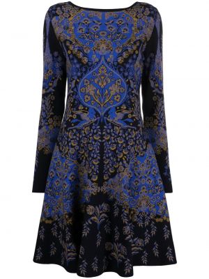 Strick kleid mit print mit paisleymuster Etro