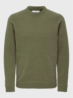 Пуловер Only & Sons зелено