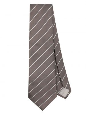 Svilena kravata Giorgio Armani rjava