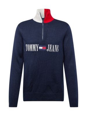 Πουλόβερ Tommy Jeans μπλε