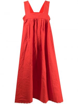 Sukienka bez rękawów Comme Des Garcons Girl, czerwony