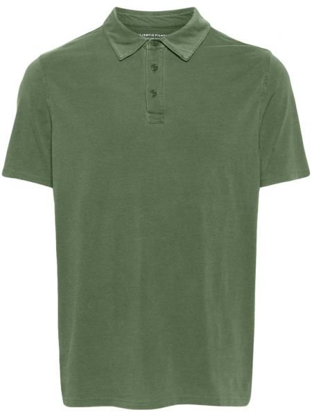 Medvilninis polo marškinėliai Majestic Filatures žalia