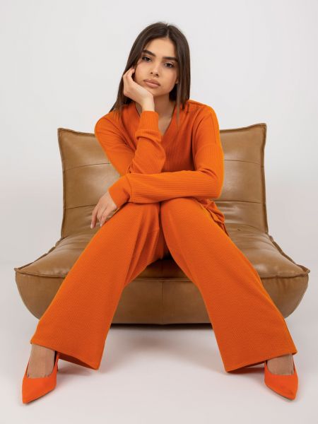 Costum oversize Fashionhunters portocaliu
