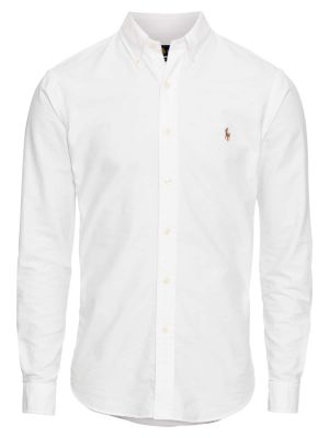 Camicia ricamata Ralph Lauren bianco