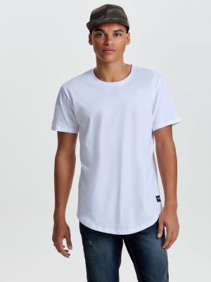 Tricou Only & Sons alb