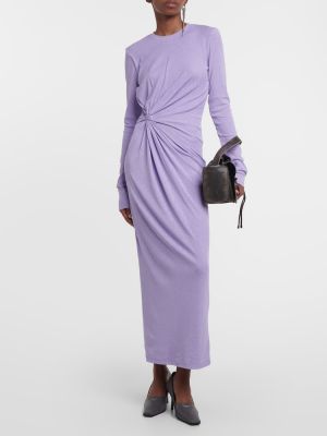 Midi kleita džersija Nanushka violets