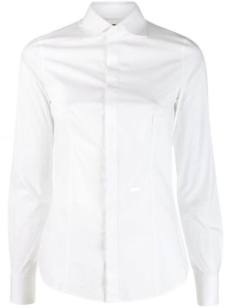 Camisa slim fit Dsquared2 blanco
