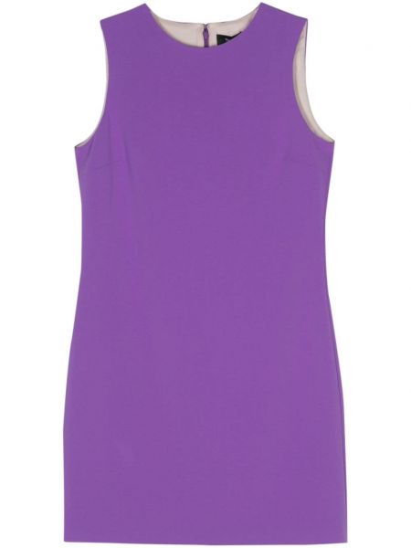 Rochie mini din crep Theory violet