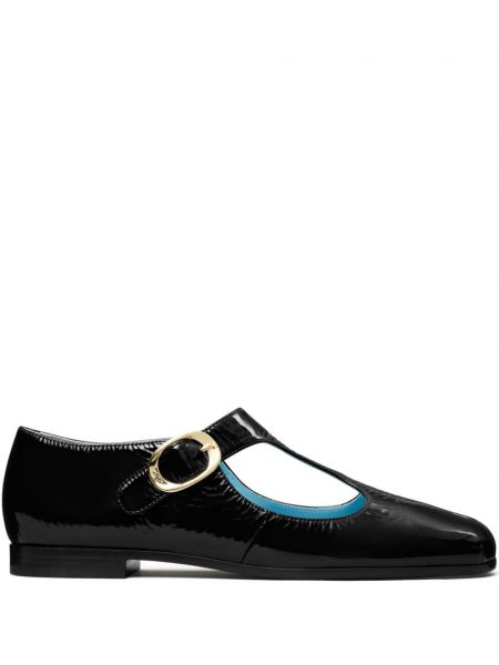 Læder loafers Tory Burch sort