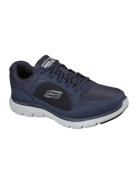 Кроссовки на шнуровке Skechers синие