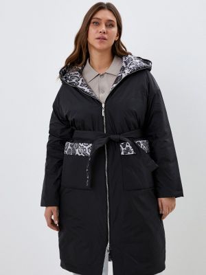 Утепленная демисезонная куртка Winterra черная