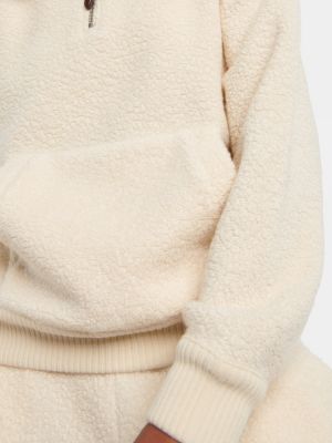 Chemise en laine en cachemire en coton Loro Piana blanc