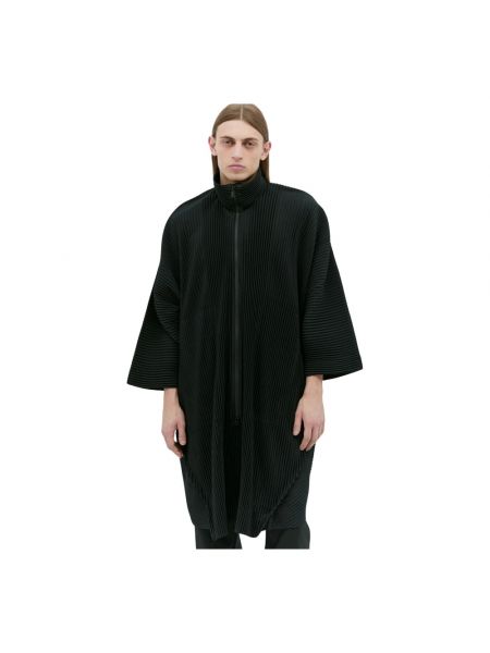 Płaszcz plisowany Issey Miyake czarny