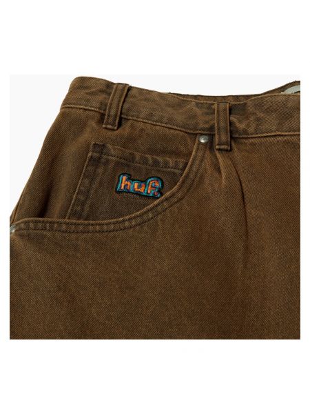Pantalones cortos vaqueros Huf marrón