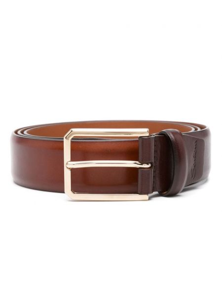 Ceinture en cuir Santoni marron