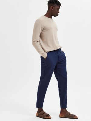 Pantalon Selected Homme bleu