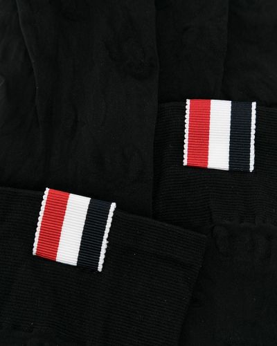 Pruhované ponožky Thom Browne černé