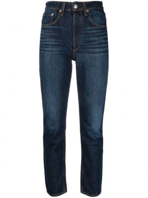 Jeans skinny taille haute slim Rag & Bone bleu