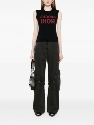 Topi ar apdruku Christian Dior