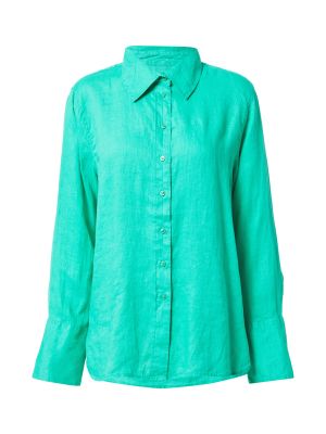 Блуза Gina Tricot зелено