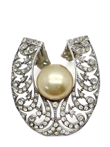Obleka z perlami Jennifer Gibson Jewellery srebrna