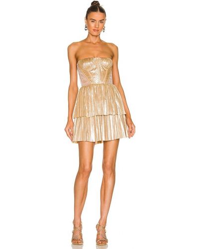 Zlaté mini šaty Bronx And Banco