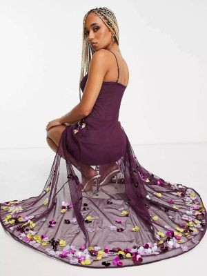 Длинное платье в цветочек Starlet