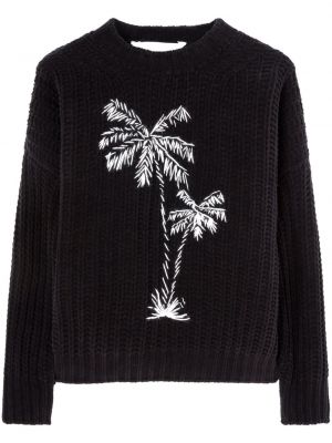 Haftowany sweter Palm Angels