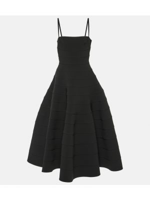 Трикотажное длинное платье Altuzarra черное