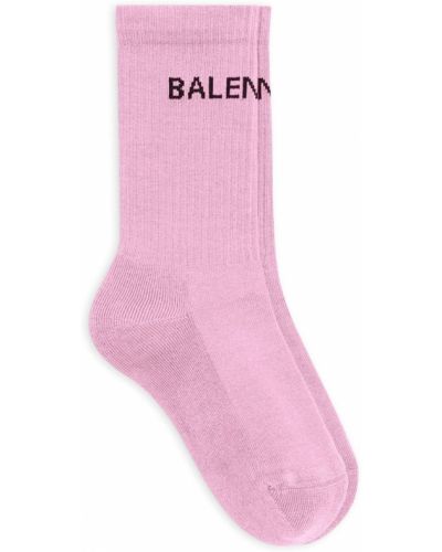 Чорапи Balenciaga розово