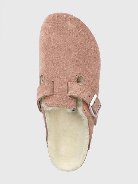 Papuče od brušene kože Birkenstock ružičasta