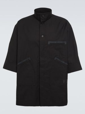 Bombažna srajca Y-3 črna