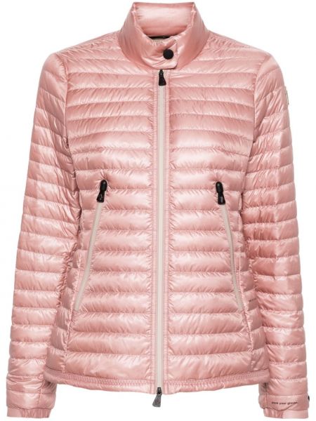 Pernata jakna Moncler Grenoble ružičasta