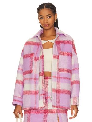 Cappotto di lana Ena Pelly rosa