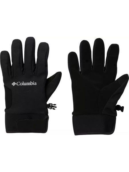 Утепленные перчатки софтшелл Columbia черные