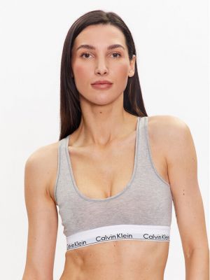 Сутиен bandeau Calvin Klein Underwear сиво