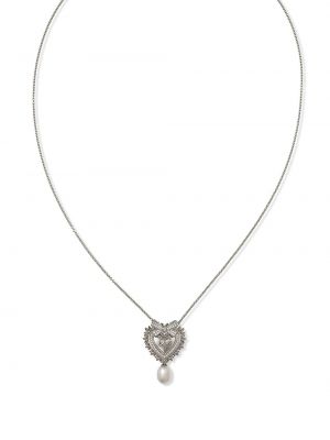 Obesek z perlami z vzorcem srca Dolce & Gabbana