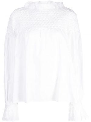 Памучна блуза Merlette бяло
