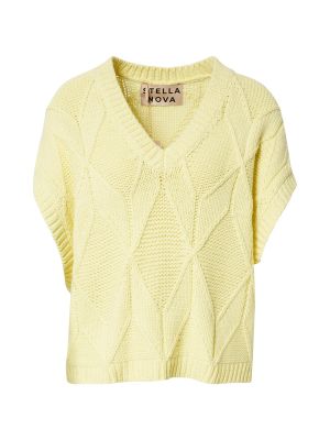 Пуловер Stella Nova жълто